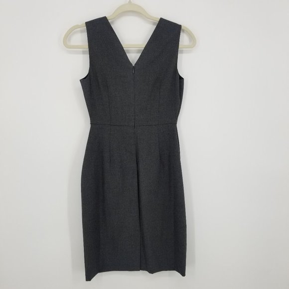 Banana Republic Gray Career Sheath Dress 00P - Picture 7 of 9